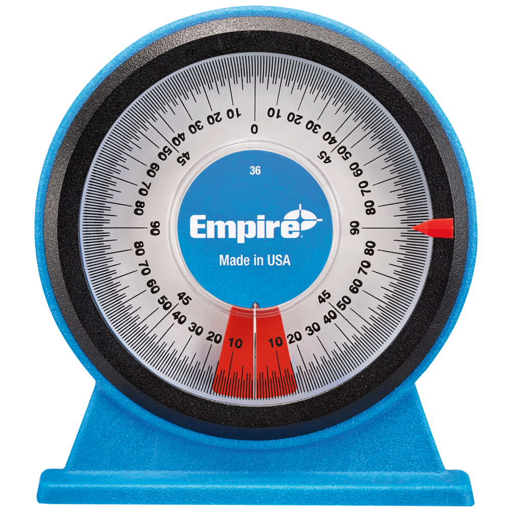 EMPIRE SMALL ANGLE PROTRACTOR EMP-361 DURABLE CONSTRUCTION MAGNETIC BASE 